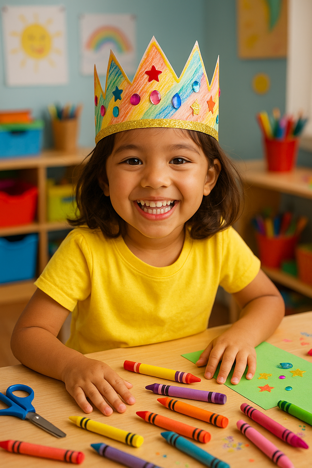 Crafty Hands: DIY Paper Crown 👑